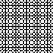 © vector_master - Abstract Cross Pattern Dots Logo generative computational art illustration