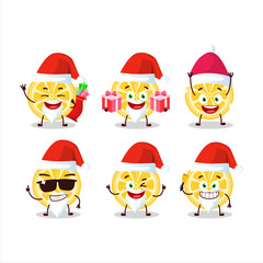 Poster - Santa Claus emoticons with orange cartoon character