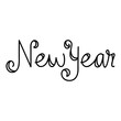 © Gstudio - Happy new year design, Welcome celebrate and greeting theme Vector illustration