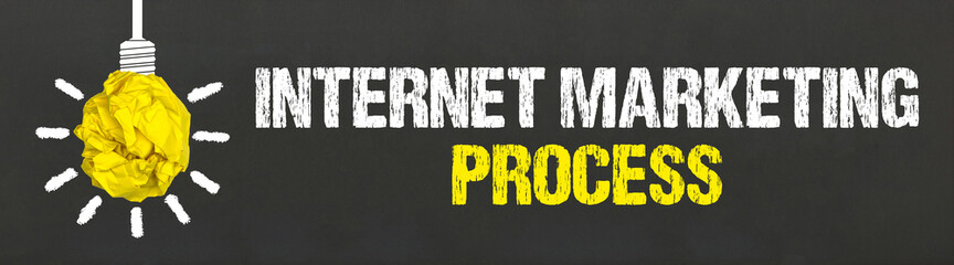 Sticker - Internet Marketing Process 