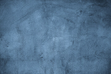 Beautiful blue plaster wall abstract background