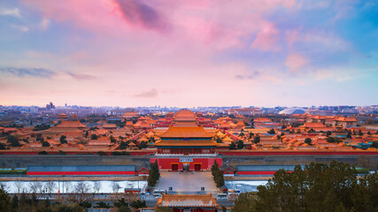 Wall Mural - Shenwumen (Gate of Divine Prowess) zt the Forbidden City in Beijing, China