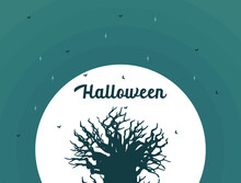 Halloween Theme Background Design In October