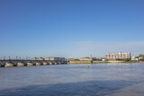 Fototapeta Paryż - River Garonne and Pont de Pierre (