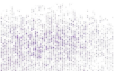 Wall Mural - Light Purple vector layout with circle shapes.