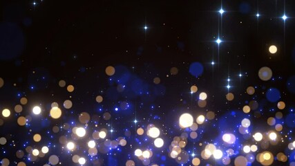 Wall Mural - colorful bokeh particle animation background