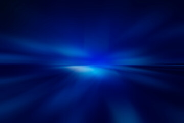 Wall Mural - Abstract blue background, blue studio room with light blue gradient spotlight 
