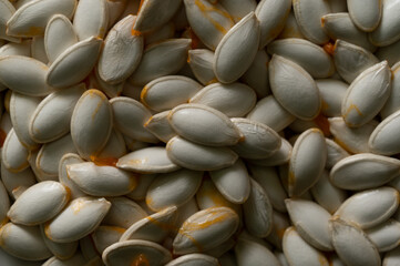 pumpkin seeds close-up