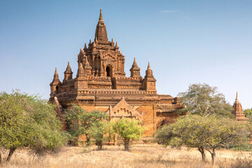 Ancient Kya Zin Hpaya at Bagan