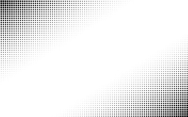 Aufkleber - Squares halftone geometric background pattern and texture vector illustration