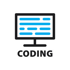 Vector logo of coding and it companies
