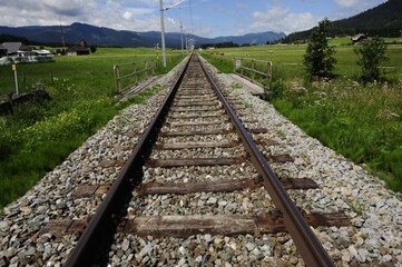 Wall Mural - rail of a local railroad