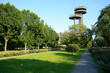New York, NY, USA - June 25, 2019: Flushing Meadows Corona Park located in the northern part of Queens