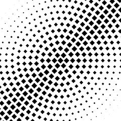Aufkleber - Squares halftone geometric background pattern and texture vector illustration