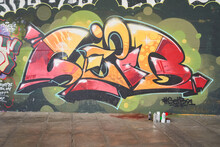 Modern Graffiti Wall
