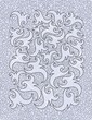Pattern - abstract, mystical mosaic with a grey background - cover