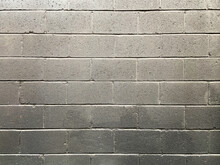 Well-laid Cinder Block With Gray Painted Wall