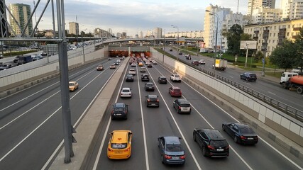 traffic at night