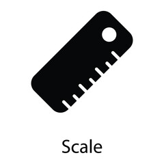 scale ruler vector icon