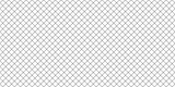 Fototapeta  - Square wire fence mesh. Illustration of seamless square mesh pattern (repeatable). Seamless metal grid pattern in vector. Lattice mesh texture.