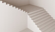 © esoxx - staircase white stair stairway architecture minimalism 3D