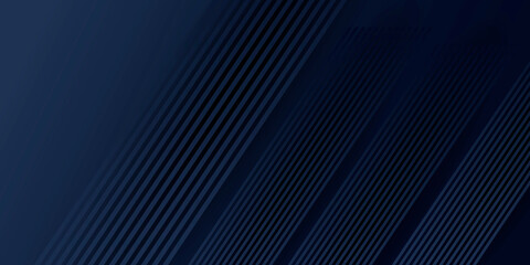 Modern dark blue business abstract background with diagonal lines. Suit for social media post stories and presentation template.