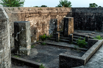 Wall Mural - Historic Fort Monroe National Park landmark near Hampton Virginia, 1819, near the Coast