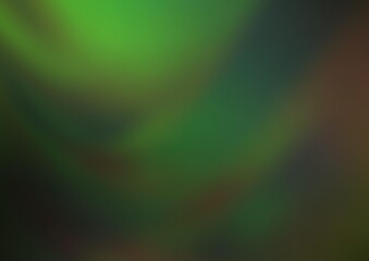 Light Green vector blurred shine abstract background.