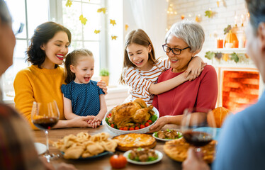 Wall Mural - Happy Thanksgiving Day!