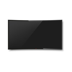 Wall Mural - Realistic TV, modern blank screen lcd, led. Vector