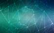 © Greentech - Internet connection network high digital technology. Abstract geometric background with connecting points and lines, Abstract Technology background