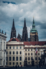 Wall Mural - Prague is the capital and largest city in the Czech Republic, the 13th largest city in the European Union and the historical capital of Bohemia. Situated on the Vltava river.