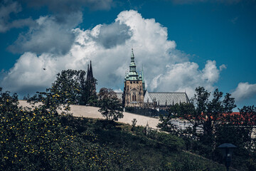 Wall Mural - Prague is the capital and largest city in the Czech Republic, the 13th largest city in the European Union and the historical capital of Bohemia. Situated on the Vltava river.