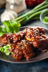 Wall Mural - Sweet and spicy chicken wings