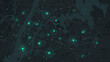 © max_776 - Futuristic technology and network connection concept, big smart city virtual database, digital visualization of big data on New York map background, vector illustration