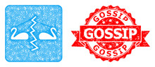 Distress Gossip Seal And Net Divorce Swans Icon