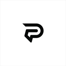 P Modern Abstract Logo Design | P Logo | P Letter Logo Template