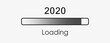 © Vitalii - Loading screen new year 2021, end of 2020