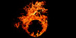 © VFX GUY - Realistic fire Stock Image In Black Background