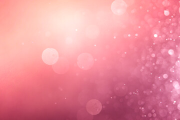 Wall Mural - abstract pink bokeh defocus glitter blur background.