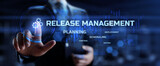 Fototapeta Mapy - Release management software development business and technology concept.