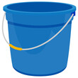 
Plastic container with steel handler offering pail concept 
