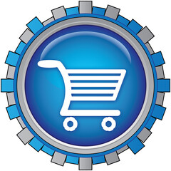 Wall Mural - cart icon