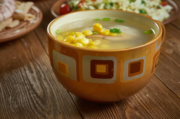 Sticker - Crab  sweetcorn chowder