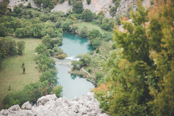 Greenery of Krupa river