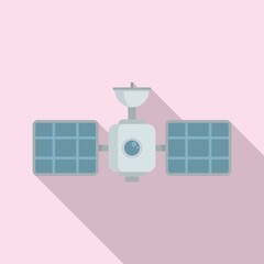 Wall Mural - Tower satellite icon. Flat illustration of tower satellite vector icon for web design