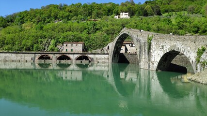 Wall Mural - bridge over the river