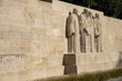 The Reformation Wall depicting numerous Protestant figures from across Europe in Geneva, switzerland