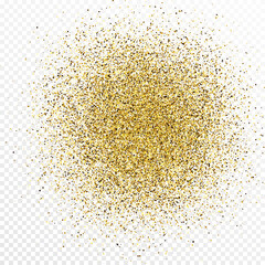 Wall Mural - Gold glitter celebratory confetti background