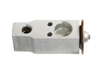 Wall Mural - cooler expansion valve (with clipping path) isolated on white background